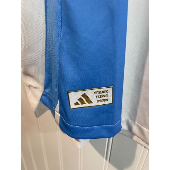 Argentina National Team FIFA 2022 Blue &White Jersey Adidas Heat.Rdy Slim Fit XL - Picture 7 of 16
